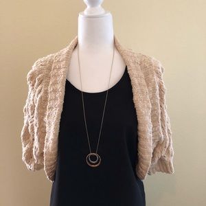 Free People Cream Shrug Sweater